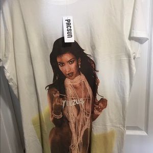 COPY - Unreleased Yeezus Tour Kim Kardashian Tee